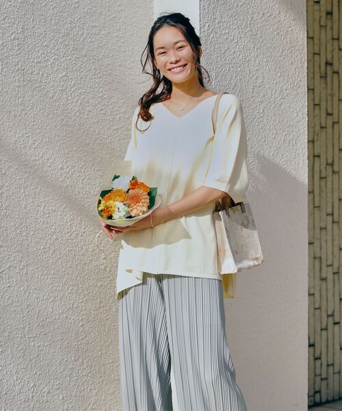 pink adobe（ピンクアドベ）の「◆【2WAY】ジャガード　ミニショルダー（ショルダーバッグ・レディース・アイボリー系/イエロー系/グレー系/グレー系5・00）」の16枚目の写真