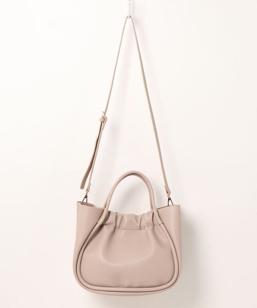 INTERPLANET（インタープラネット）の「軽量合皮２ＷＡＹラウンドＢＡＧ（ショルダーバッグ・レディース・ブラック/ブラウン/ベージュ・フリー）」の9枚目の写真