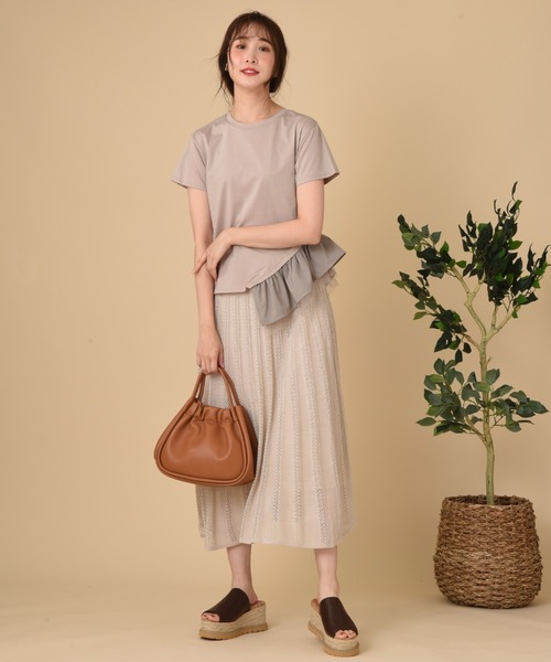 INTERPLANET（インタープラネット）の「軽量合皮２ＷＡＹラウンドＢＡＧ（ショルダーバッグ・レディース・ブラック/ブラウン/ベージュ・フリー）」の8枚目の写真