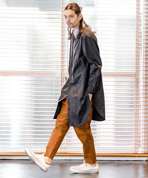 CAMBIO(カンビオ)の「mp8929-Stretch Back Satin Jogger Pants パンツ(その他パンツ・メンズ・ベージュ/オリーブ/ブラック・L/M/S)」の14枚目の写真