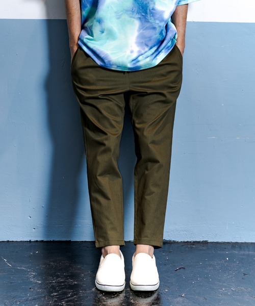 CAMBIO(カンビオ)の「mp8929-Stretch Back Satin Jogger Pants パンツ(その他パンツ・メンズ・ベージュ/オリーブ/ブラック・L/M/S)」の20枚目の写真