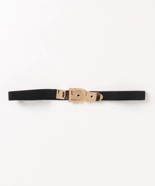 SPIGA（スピーガ）の「ゴールドバックル細ベルト（ベルト・レディース・ブラック・FREE）」の7枚目の写真