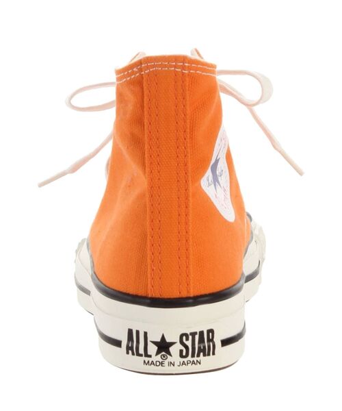 CONVERSE（コンバース）の「CANVAS ALL STAR J HI（スニーカー・レディース・アイボリー/オレンジ/ブラック・23.5/24.5/22.5）」の9枚目の写真