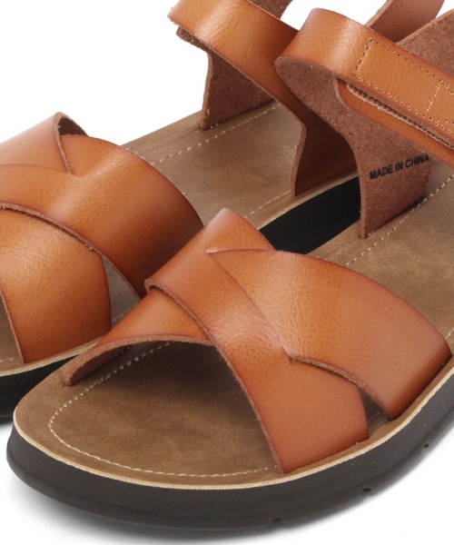 studio CLIP（スタディオクリップ）の「【キナリノ掲載商品】手染め風楽々サンダル（サンダル・レディース・オフホワイト/ブラック/キャメル・MEDIUM/X-LARGE/LARGE/SMALL）」の17枚目の写真