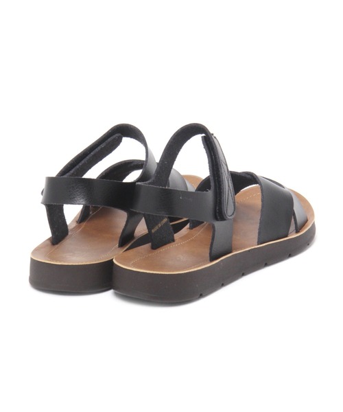 studio CLIP（スタディオクリップ）の「【キナリノ掲載商品】手染め風楽々サンダル（サンダル・レディース・オフホワイト/ブラック/キャメル・MEDIUM/X-LARGE/LARGE/SMALL）」の14枚目の写真