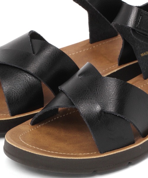 studio CLIP（スタディオクリップ）の「【キナリノ掲載商品】手染め風楽々サンダル（サンダル・レディース・オフホワイト/ブラック/キャメル・MEDIUM/X-LARGE/LARGE/SMALL）」の9枚目の写真