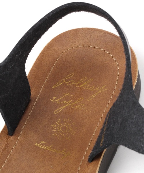studio CLIP（スタディオクリップ）の「【キナリノ掲載商品】手染め風楽々サンダル（サンダル・レディース・オフホワイト/ブラック/キャメル・MEDIUM/X-LARGE/LARGE/SMALL）」の7枚目の写真