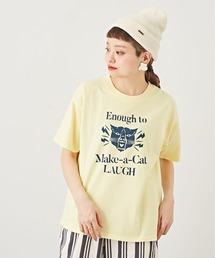 CUBE SUGAR（キューブシュガー）の「OE天竺 プリントTシャツ（Tシャツ/カットソー）」