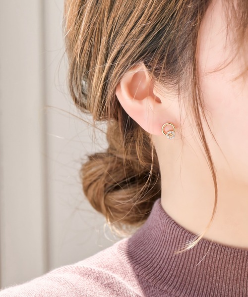Phoebe（フィービィー）の「【金属アレルギー対応】【痛くないシリーズ】デリケートビジューライトフィットイヤリング（イヤリング・レディース・ゴールド・FREE）」の3枚目の写真