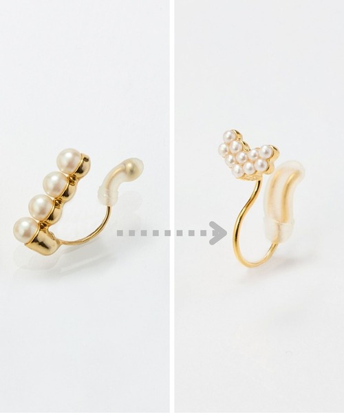 Phoebe（フィービィー）の「【金属アレルギー対応】【痛くないシリーズ】デリケートビジューライトフィットイヤリング（イヤリング・レディース・ゴールド・FREE）」の8枚目の写真