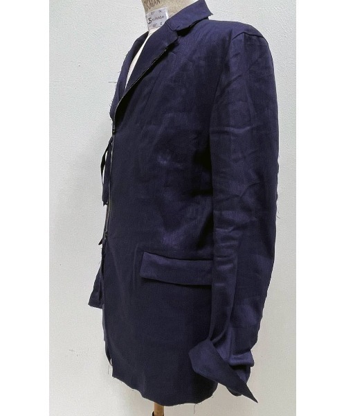 FranCisT_MOR.K.S.(フランシストモークス)の「FranCisT_MOR.K.S./フランシスト モークス/HYBRID ZIP-UP TAILORED JACKET(テーラードジャケット・メンズ・ネイビー・2/3)」の7枚目の写真