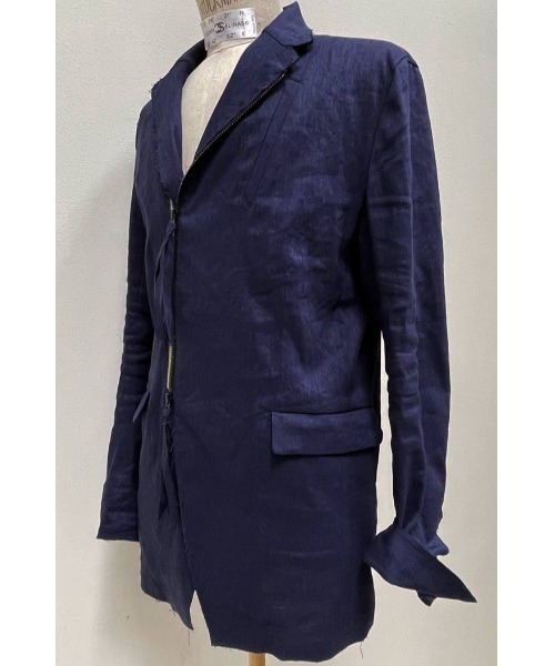 FranCisT_MOR.K.S.(フランシストモークス)の「FranCisT_MOR.K.S./フランシスト モークス/HYBRID ZIP-UP TAILORED JACKET(テーラードジャケット・メンズ・ネイビー・2/3)」の6枚目の写真