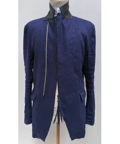 FranCisT_MOR.K.S.(フランシストモークス)の「FranCisT_MOR.K.S./フランシスト モークス/HYBRID ZIP-UP TAILORED JACKET(テーラードジャケット・メンズ・ネイビー・2/3)」の8枚目の写真