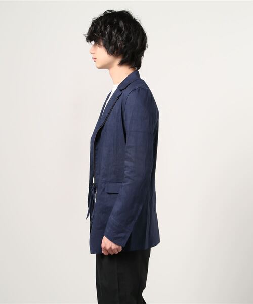 FranCisT_MOR.K.S.(フランシストモークス)の「FranCisT_MOR.K.S./フランシスト モークス/HYBRID ZIP-UP TAILORED JACKET(テーラードジャケット・メンズ・ネイビー・2/3)」の12枚目の写真