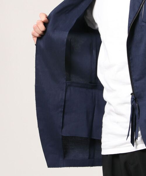 FranCisT_MOR.K.S.(フランシストモークス)の「FranCisT_MOR.K.S./フランシスト モークス/HYBRID ZIP-UP TAILORED JACKET(テーラードジャケット・メンズ・ネイビー・2/3)」の14枚目の写真