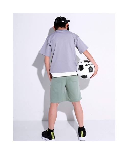 RAD CUSTOM（ラッドカスタム）の「RAD CUSTOM/サイド ロゴ ハーフパンツ（その他パンツ・キッズ・ブラック/グリーン・140/130/160/120/150）」の7枚目の写真