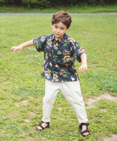 BRANSHES（ブランシェス）の「半袖ポケットシャツ（シャツ/ブラウス・キッズ・チャコールグレー/ベージュ・120cm/130cm/140cm/150cm/110cm/90cm/100cm）」の13枚目の写真