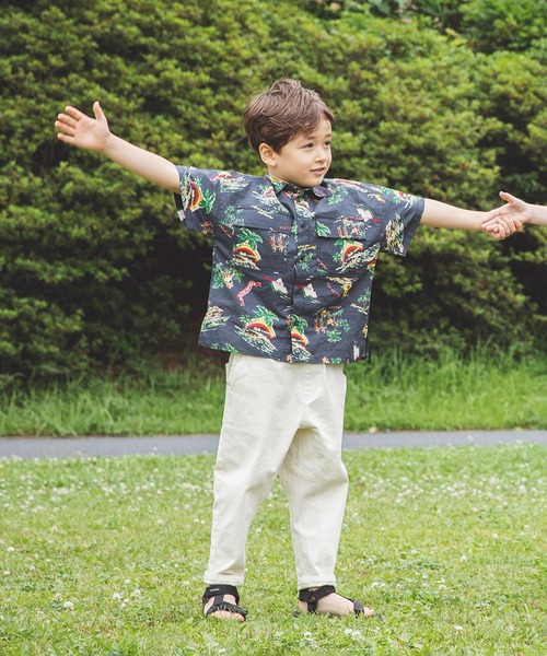 BRANSHES（ブランシェス）の「半袖ポケットシャツ（シャツ/ブラウス・キッズ・チャコールグレー/ベージュ・120cm/130cm/140cm/150cm/110cm/90cm/100cm）」の14枚目の写真