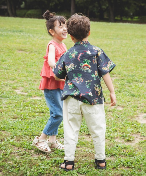 BRANSHES（ブランシェス）の「半袖ポケットシャツ（シャツ/ブラウス・キッズ・チャコールグレー/ベージュ・120cm/130cm/140cm/150cm/110cm/90cm/100cm）」の16枚目の写真