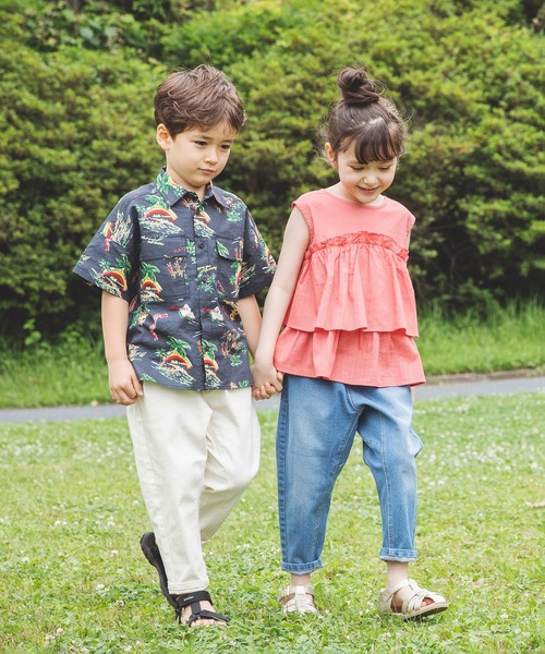 BRANSHES（ブランシェス）の「半袖ポケットシャツ（シャツ/ブラウス・キッズ・チャコールグレー/ベージュ・120cm/130cm/140cm/150cm/110cm/90cm/100cm）」の17枚目の写真