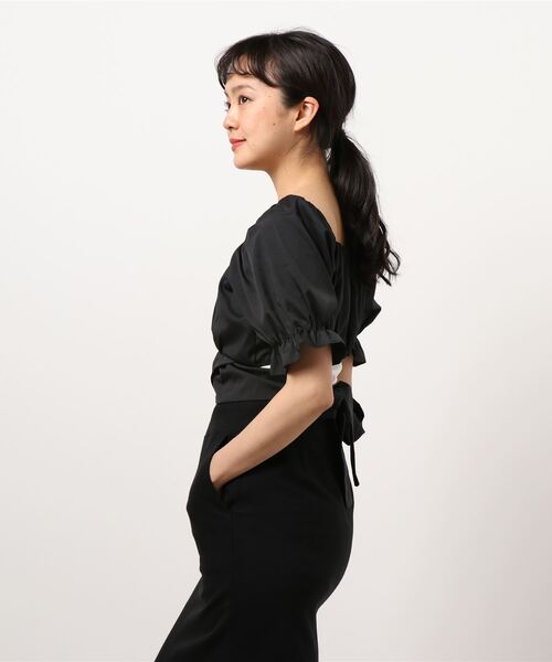 one way（ワンウェイ）の「【oneway Jeans】バックリボンTOPS（シャツ/ブラウス・レディース・ブラック/ブラック系その他/ブラック系その他2/ライトオレンジ系/ホワイト/ホワイト系その他/オレンジ・FREE）」の8枚目の写真