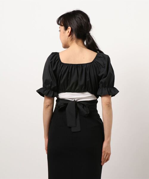 one way（ワンウェイ）の「【oneway Jeans】バックリボンTOPS（シャツ/ブラウス・レディース・ブラック/ブラック系その他/ブラック系その他2/ライトオレンジ系/ホワイト/ホワイト系その他/オレンジ・FREE）」の9枚目の写真