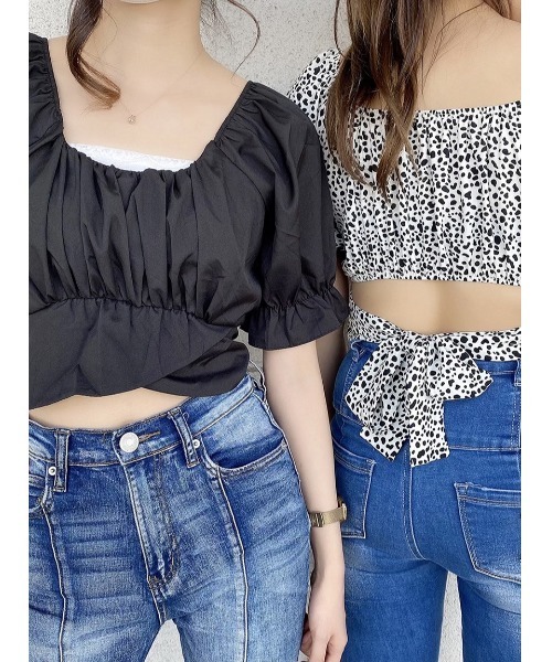 one way（ワンウェイ）の「【oneway Jeans】バックリボンTOPS（シャツ/ブラウス・レディース・ブラック/ブラック系その他/ブラック系その他2/ライトオレンジ系/ホワイト/ホワイト系その他/オレンジ・FREE）」の16枚目の写真