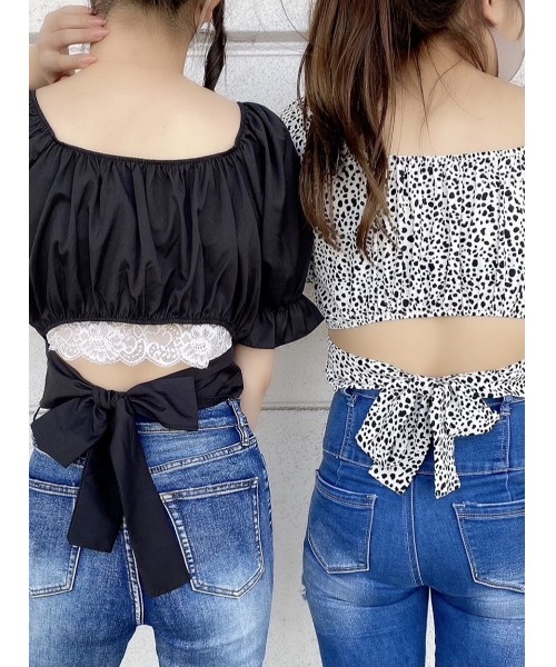 one way（ワンウェイ）の「【oneway Jeans】バックリボンTOPS（シャツ/ブラウス・レディース・ブラック/ブラック系その他/ブラック系その他2/ライトオレンジ系/ホワイト/ホワイト系その他/オレンジ・FREE）」の17枚目の写真