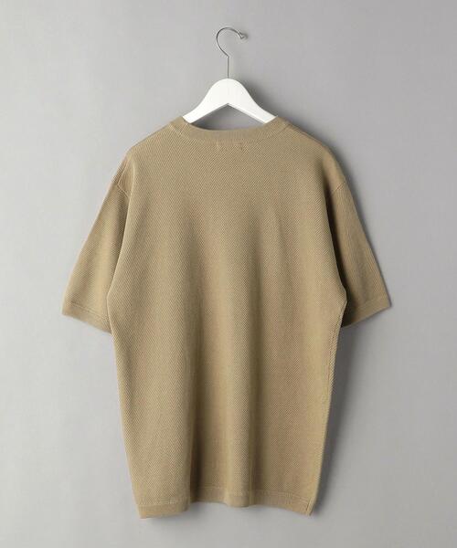 BEAUTY&YOUTH UNITED ARROWS（ビューティーアンドユースユナイテッドアローズ）の「BY ガスコットン ダイアゴナル ニットT（ニット/セーター・メンズ・ライトグレー/ブラック/ベージュ・SMALL/MEDIUM/LARGE/X-LARGE）」の14枚目の写真