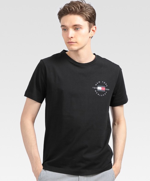 TOMMY HILFIGER（トミーヒルフィガー）の「サークルロゴＴシャツ（Tシャツ/カットソー・メンズ・ブラック/ホワイト・LARGE/MEDIUM/SMALL/X-LARGE）」の2枚目の写真