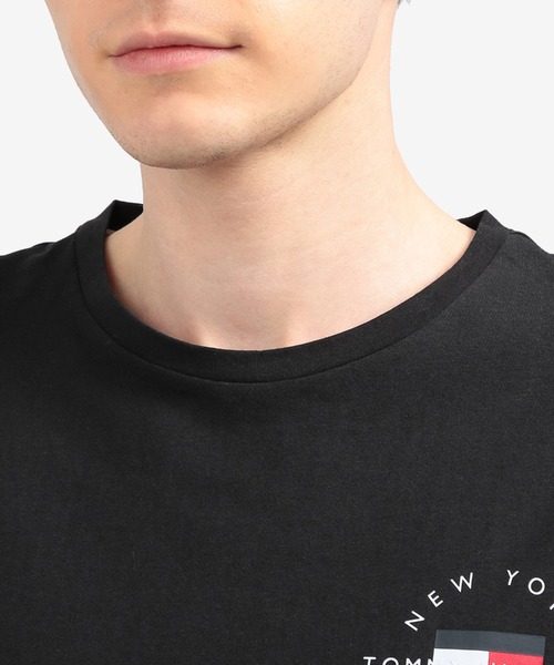 TOMMY HILFIGER（トミーヒルフィガー）の「サークルロゴＴシャツ（Tシャツ/カットソー・メンズ・ブラック/ホワイト・LARGE/MEDIUM/SMALL/X-LARGE）」の6枚目の写真