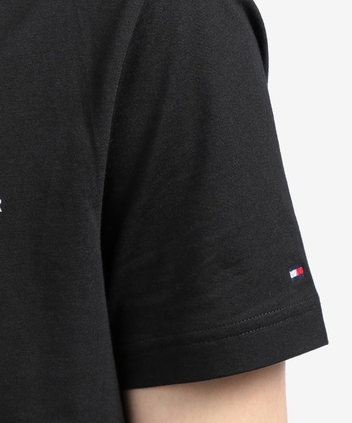 TOMMY HILFIGER（トミーヒルフィガー）の「サークルロゴＴシャツ（Tシャツ/カットソー・メンズ・ブラック/ホワイト・LARGE/MEDIUM/SMALL/X-LARGE）」の3枚目の写真