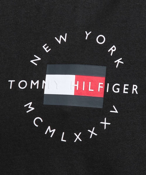 TOMMY HILFIGER（トミーヒルフィガー）の「サークルロゴＴシャツ（Tシャツ/カットソー・メンズ・ブラック/ホワイト・LARGE/MEDIUM/SMALL/X-LARGE）」の7枚目の写真