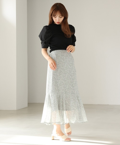 one after another NICE CLAUP（ワンアフターアナザーナイスクラップ）の「【WEB限定】スクエアトゥミュール（サンダル・レディース・ブラック/アイボリー・SMALL/MEDIUM/LARGE）」の12枚目の写真