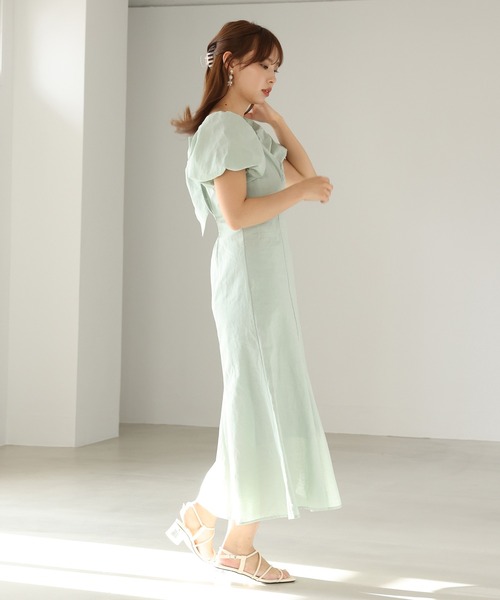 one after another NICE CLAUP（ワンアフターアナザーナイスクラップ）の「【WEB限定】スクエアトゥミュール（サンダル・レディース・ブラック/アイボリー・SMALL/MEDIUM/LARGE）」の15枚目の写真