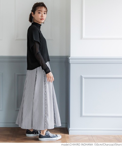 coca（coca）（コカ）の「＼新色登場／ストライプマチフレアースカート