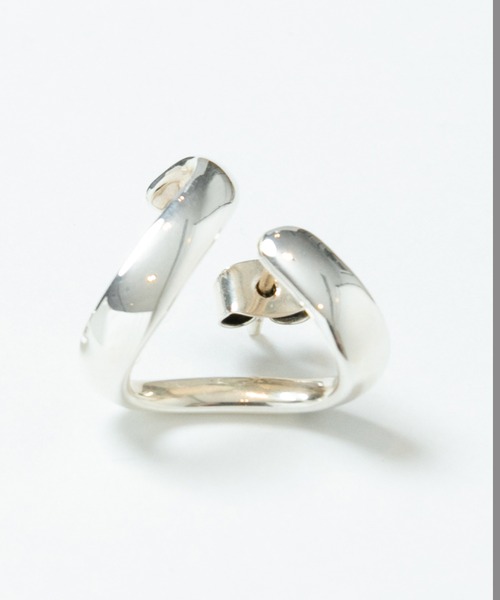 PHILIPPE AUDIBERT（フィリップ オーディベール）の「【PHILIPPE AUDIBERT(フィリップ オーディベール)】ROMY EARRING（ピアス（片耳用）・レディース・シルバー・2）」の2枚目の写真