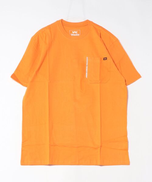 PARKS TOKYO SELECT（パークストウキョウセレクト）の「【WALLS】リラックスフィットポケットTシャツ（UN）（Tシャツ/カットソー・メンズ・レッド/ネイビー/サックスブルー/イエロー/グレー/オレンジ/チャコール/ブラウン系その他・X-LARGE/LARGE/MEDIUM）」の8枚目の写真