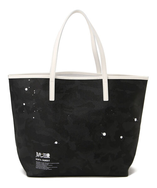 GENTIL BANDIT（ジャンティバンティ）の「GENTIL BANDIT 10周年限定トートバッグ MM/ルパン三世コラボ（トートバッグ・メンズ・チャコールグレー/ブラック・FREE）」の14枚目の写真