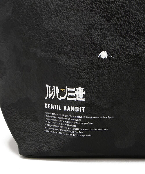 GENTIL BANDIT（ジャンティバンティ）の「GENTIL BANDIT 10周年限定トートバッグ MM/ルパン三世コラボ（トートバッグ・メンズ・チャコールグレー/ブラック・FREE）」の10枚目の写真
