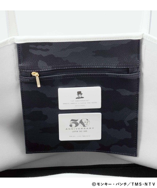 GENTIL BANDIT（ジャンティバンティ）の「GENTIL BANDIT 10周年限定トートバッグ MM/ルパン三世コラボ（トートバッグ・メンズ・チャコールグレー/ブラック・FREE）」の6枚目の写真