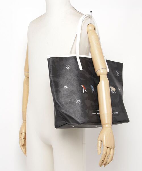 GENTIL BANDIT（ジャンティバンティ）の「GENTIL BANDIT 10周年限定トートバッグ MM/ルパン三世コラボ（トートバッグ・メンズ・チャコールグレー/ブラック・FREE）」の16枚目の写真