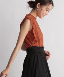 Andemiu | レースキリカエノースリブラウス956179(シャツ/ブラウス)