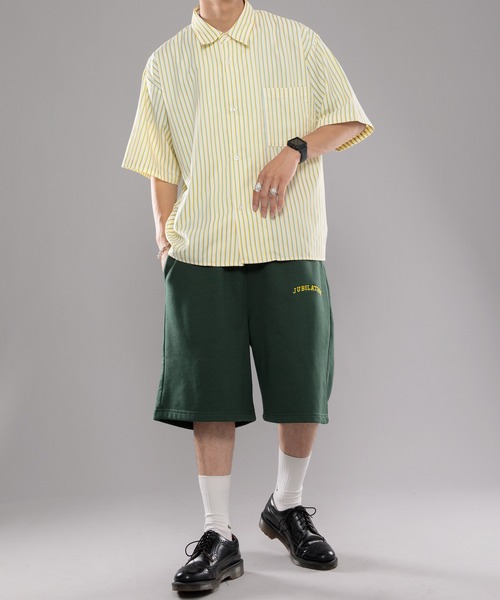 kutir(クティール)の「カレッジロゴ刺繍スウェットハーフパンツ(その他パンツ・メンズ・ダークグリーン/グレー/ダークブルー・SMALL/MEDIUM/LARGE)」の18枚目の写真