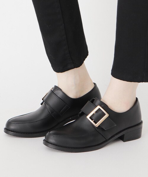 cs T&P（シーエスティーアンドピー）の「バックル付きマニッシュシューズ（ドレスシューズ・レディース・ダークブラウン/ブラック系1/ブラック系8/ブラウン系8/ブラック・S/M/L/LL）」の11枚目の写真