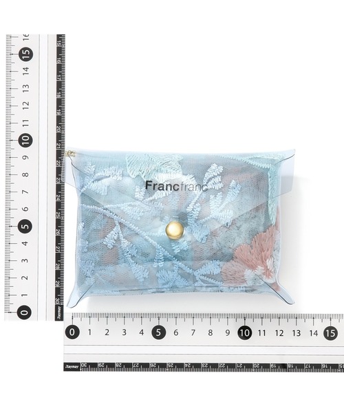 チュールバッグ ライトオレンジ×ライトブルー（エコバッグ/サブバッグ