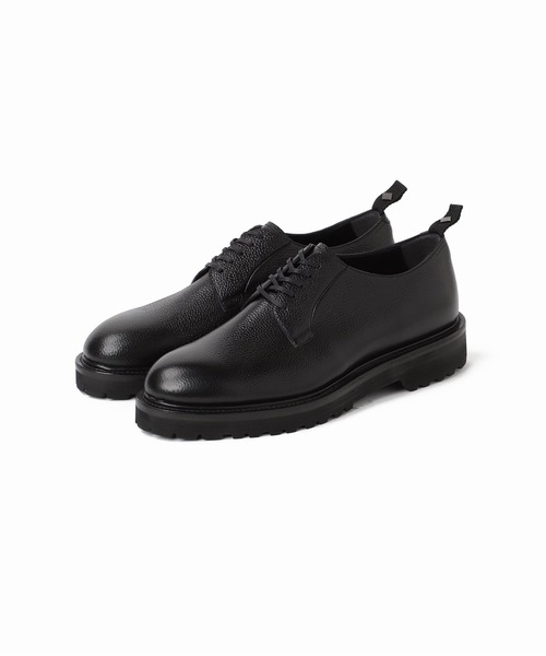 EDIFICE（エディフィス）の「【WH / ダブルエイチ】別注 プレーントゥ シューズ（ドレスシューズ・メンズ・ブラック・7.5/8.5/9/XX-SMALL/7）」の2枚目の写真