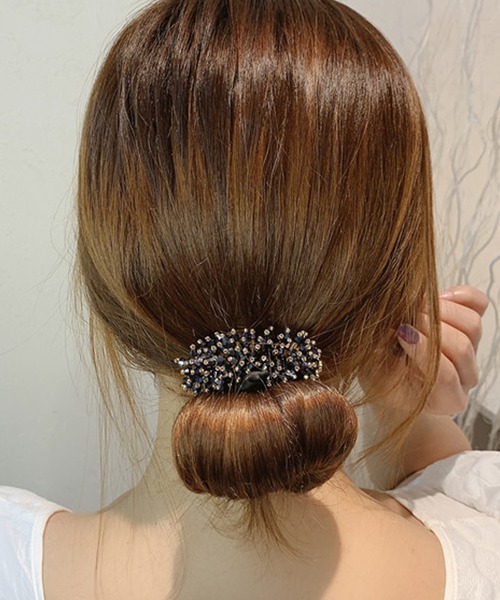 florist（フローリスト）の「豪華ビジューのシニヨンワイヤーヘア