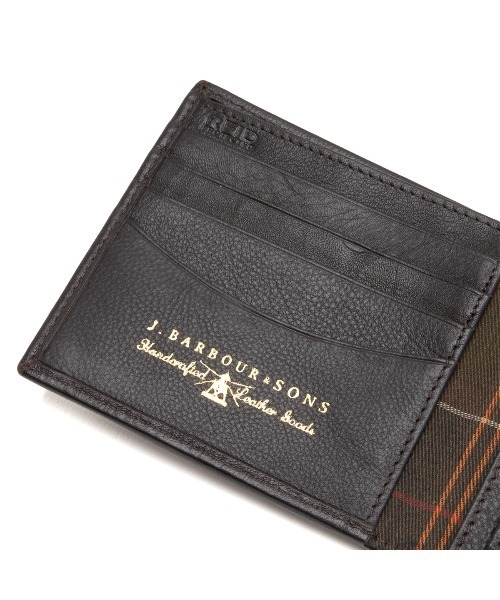 Barbour（バブアー）の「LEATHER BILLFOLD COIN WALLET（財布）」 - WEAR
