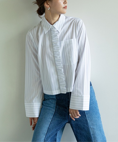 Baum Und Pferdgarten フロントフリルブラウス シャツ ブラウス Baum Und Pferdgarten バウムウンドヘル ガーデン のファッション通販 Zozotown Baum Und Pferdgarten フロントフリルブラウス シャツ ブラウス Baum Und Pferdgarten バウムウンドヘル ガーデン のファッション通販 Zozotown